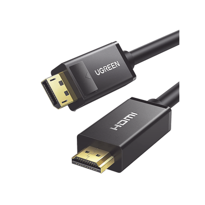 Cable DP Macho a HDMI Macho / Longitud 3 Metros (9.84 Pies) / Soporta 4K@30Hz / Soporta 3D / Cobre EstaÑado 28AWG / Blindaje Interno MÚltiple / TransmisiÓn Unidireccional / BotÓn de LiberaciÓn / Ch