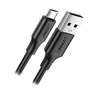 Cable USB-A a Micro USB | 1 Metro (3.28 Pies) | Tecnología de Carga Rápida Qualcomm / QC 3.0/2.0 | Recarga hasta 18W | Transmisión de Datos hasta 480Mbps | Tecnología de Carga Segura | Hasta 5,000