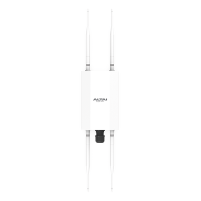 Punto de Acceso Súper WiFi 6 y PTMP para Exterior, Hasta 250 m de Cobertura, Doble Banda Simultanea, 574 Mbps en 2.4 GHz y 1.2 Gbps en 5GHz, 256 Usuarios Concurrentes por Banda, Administración en