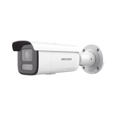 Cámara Bala IP / 6 Megapixel / Lente Motorizado 2.8-12 mm / Dual Light 60 m (196.9 ft) / WDR 120 dB / IP67 / IK10 / PoE+