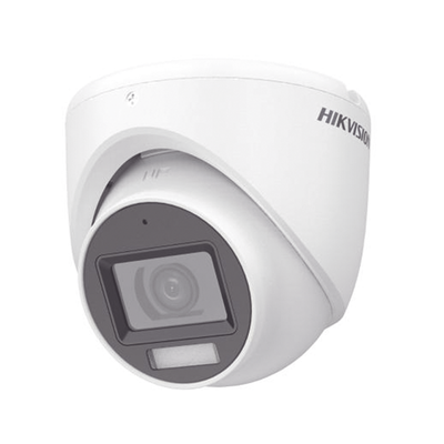 Cámara Turret TURBOHD / 3K 5 Megapixel / Lente 2.8 mm / Gran Angular 104.9° / IR 30 m (98.4 ft) + Luz Blanca 20 m (65.6 ft) / IP67 / Audio Integrado / 4 Tecnologías