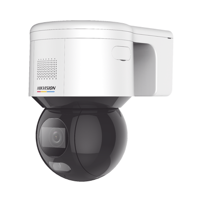 Cámara Domo PT IP / 4 Megapixel / Imagen Color 24/7 / Luz Blanca 30 m (98.4 ft) / Lente 4 mm / Audio Bidireccional / IP66 / PoE+