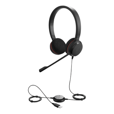 Diadema Profesional USB / Cancelación Pasiva de Ruido / Micrófono con Cancelación Avanzada / Control de Llamadas Integrado / Plug and Play