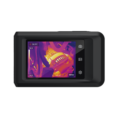 Pocket2 - Cámara Termográfica de Bolsillo / Pantalla Táctil 3.5\" / Resolución IR 256 x 192 y Visual 8MP / Rango de -20°C a 400°C / SuperIR / Wi-Fi y Bluetooth / Memoria 16GB