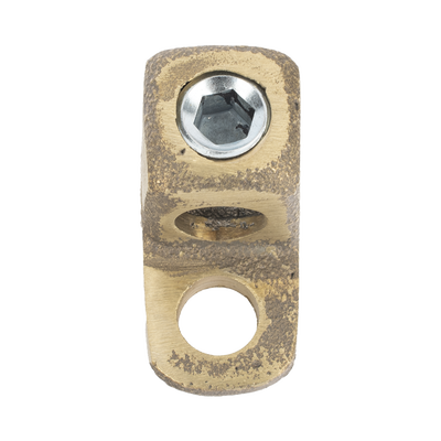 Conector Bornes 1/2\" / Cable 1/0 AWG-250 MCM / Bronce 100% / Baja Resistencia / Sin Soldadura Exotérmica