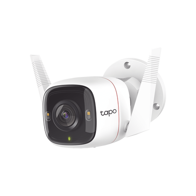 Cámara IP 4 Megapixel (2K) / Lente 3.18 mm / Wi-Fi / 30 mts IR / Exterior IP66 / Audio Bidireccional / Micro SD hasta 256 GB / Compatible con Google y Alexa