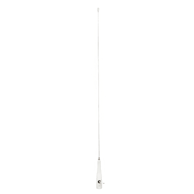 Antena Marina VHF Para Embarcación / Ganancia de 3 dB / Potencia de Entrada de 50 watts / Incluye Cable RG-58 de 4.5 Metros