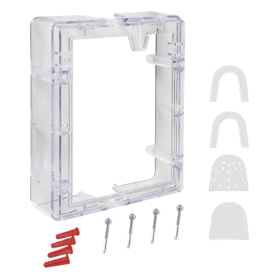 Espaciador de conducto con marco - Transparente para la serie Stopper