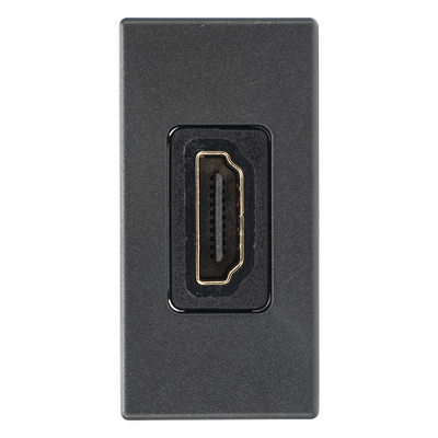 Módulo HDMI Hembra - Hembra Color Grafito / (K129B/14)