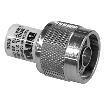 Carga Fantasma Terminal de 2 W, Impedancia de 50 Ohm y Conector N Macho.