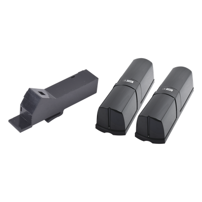 KIT Detector de rayo fotoeléctrico / 4 rayos / 4 frecuencias / 250mts exterior / Alimentacion 12-24 Vcc