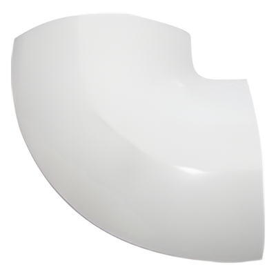 Sección en \"L\" color blanco de PVC auto extinguible, para canaleta DMC4FT (9430-02001)