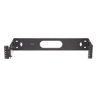 Rack Abierto de Instalación en Pared con Bisagras, Profundidad de 159 mm, 19 in de Ancho, 2 UR, Color Negro