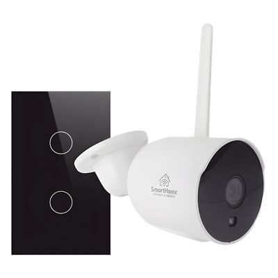 (Wifi) KIT 1 camara Wifi y 1 apagador inteligente Wifi