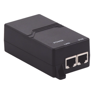 Inyector PoE Pasivo 48vcc Gigabit para APs Grandstream hasta 24W GWN7605, GWN7605LR, GWN7615, GWN7630, GWN7630LR, GWN7660, GWN7660LR y GWN7664.