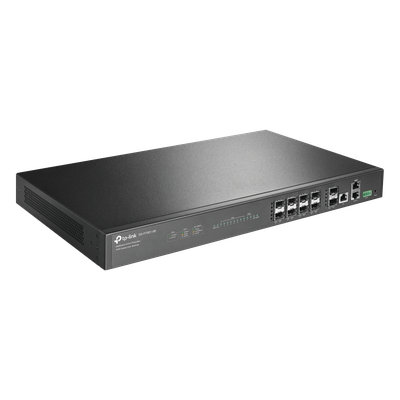OLT GPON / 8 Puertos PON 2.5G / 2 SFP+ 10GbE / 1 RJ45 Gigabit / División 1:128 / Gestión en la Nube / Fuentes Redundantes AC