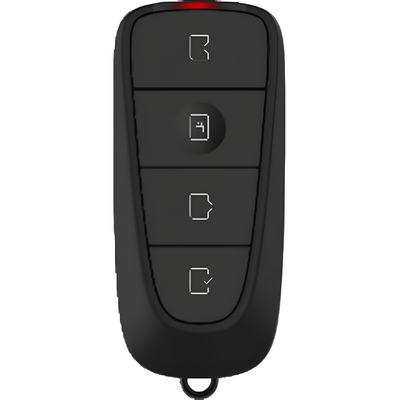 Control Remoto Tipo Llavero / 433 MHz / 4 Botones / LED Indicador / IP40 / 3.1' × 1.4' × 0.8'