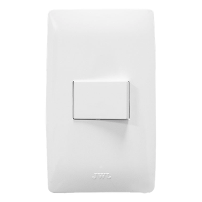 Apagador Sencillo de 127 V~60 Hz 10 A / Color Blanco.