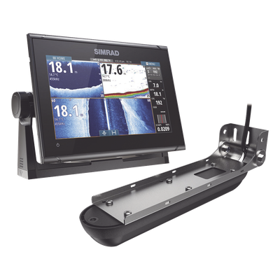 Kit de pantalla multitáctil 9\" y transductor multifrecuencia / NMEA 2000 / Wi-Fi integrado / GPS 10 Hz / CHIRP y banda ancha