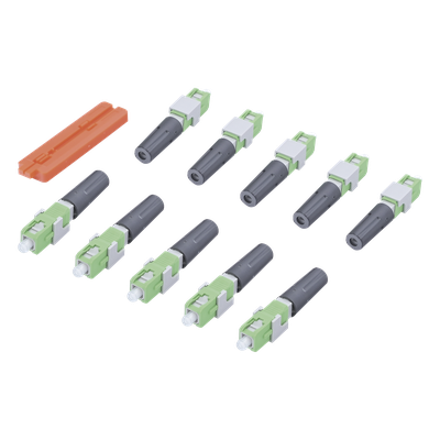 Conector Mecánico Monomodo SC/APC Pre-pulido 3 mm (Bolsa con 10 Piezas)