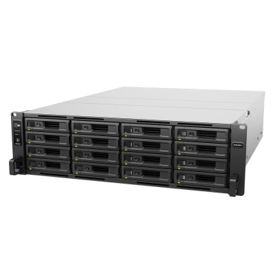 Servidor de Almacenamiento RackStation RS2825RP+ | 16 Bahías | 3U | Hasta 560 TB | Rendimiento 3,519/1,790 MB/s | Fuentes de Alimentación Duales | Expansión PCIe | Compatible con Virtualización y V