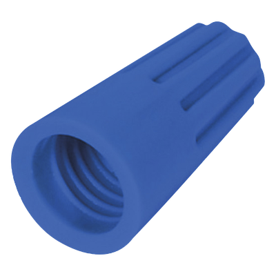 Capuchón roscable / 14 AWG / Azúl / Paquete de 25 piezas.