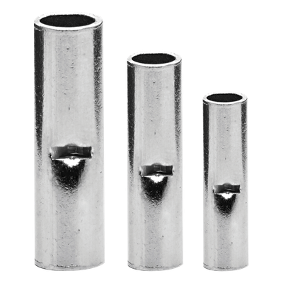 Conector a tope / Sin aislar / 12 - 10 AWG / Sin color / Paquete de 25 piezas.
