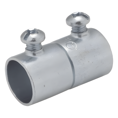 Cople de 3/4\" (19 mm) para Pared Delgada con Tornillo.