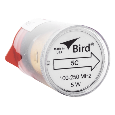 Elemento de 5 Watt en linea 7/8\" para Wattmetro BIRD 43 en Rango de Frecuencia de 100 a 250 MHz.