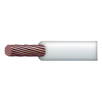 Cable THW-LS / Calibre 10 AWG / 19 Hilos / Color Blanco / Venta por Metro