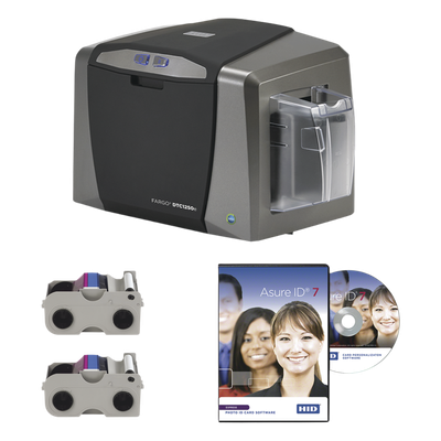 Kit de Impresora de tarjetas PVC DTC1250e/ Una Cara / Incluye: 2 Ribbons Color y Software/ 3 Años Garantia