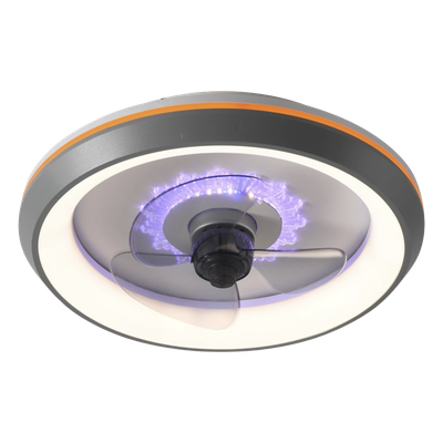 Ventilador de Techo con Luminario LED de 110 V CA 50/60 Hz / 88 W /4500 Lm / 6500 - 4 000 - 2 700 K /6 Tonos de Luz / 500 mm / 6 Velocidades / Dimeable.