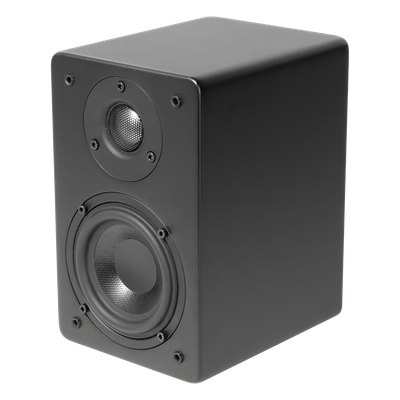 Altavoz de Estantería | Woofer de 4'' | Tweeter de 1 | Acabado negro mate | 40 watts | 8ohms