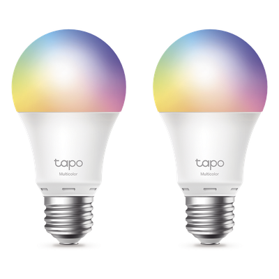 KIT 2 Focos Smart Wi-Fi Multicolor / A60 E27 / 8.3 W 806 Lúmenes / 220-240 V / 2.4 GHz / Control por Voz Alexa-Google / 8.7 W