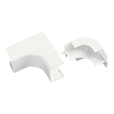 Esquinero Interior, para uso con Canaleta LDPH10 y LD2P10, material ABS, Color Blanco