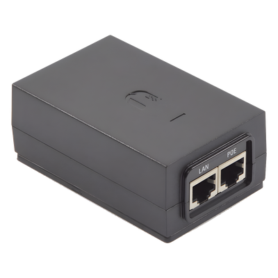 Adaptador PoE Ubiquiti de 24 VDC, 1.0 A Puerto Fast Ethernet