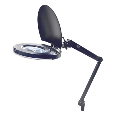 Lampara de LED para Escritorio con Lupa de 5 Pulgadas de Diámetro, 5 Dioptrias, 2.25X.