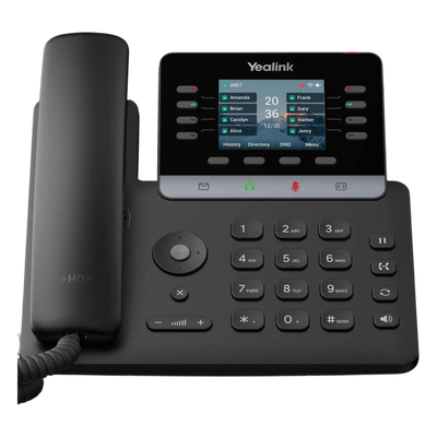 Teléfono IP Empresarial Yealink SIP-T73U Profesional con 12 Líneas SIP y Pantalla a Color