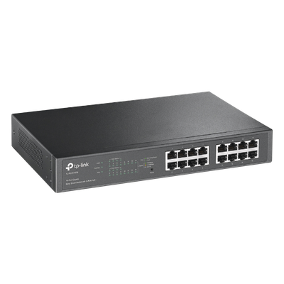 Switch Easy Smart PoE+, 16 puertos 10/100/1000Mbps, 8 puertos PoE+, 150W