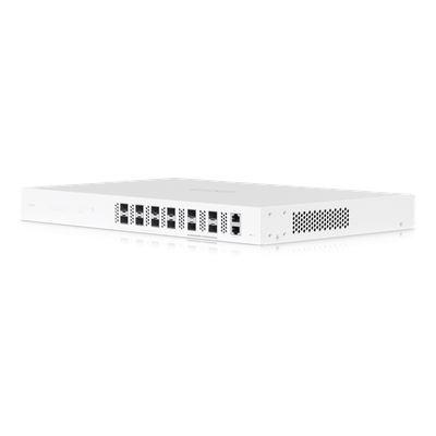 Ubiquiti UISP Fiber OLT XGS — Terminal de línea óptica (OLT) de 8 puertos, 10 Gbps de subida y bajada, capacidad para 2,000+ suscriptores