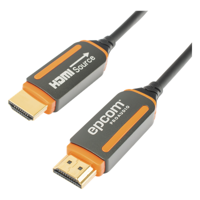 Cable HDMI de Fibra Óptica de 20 Metros (65.62 Pies) | Alta Definición | Versión 2.0 | Alta Velocidad 18Gbps | 4K@60Hz | HDCP 2.2 | Resistente a EMI y RFI