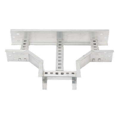 Derivación \"T\" Horizontal de Aluminio Perfil Z / Peralte 3 1/4\" / Ancho 6\"/ Radio 8\" / Incluye Tornillería (CHTHEZ314R8X6AK)