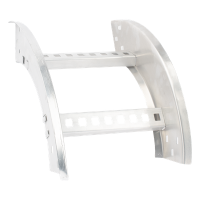 Curva Vertical Exterior de Aluminio de 90° Perfil Z / Peralte 3 1/4\" / Ancho 9\" / Radio 8\" / Incluye Tornillería (CHVE90EZ314R8X9AK)