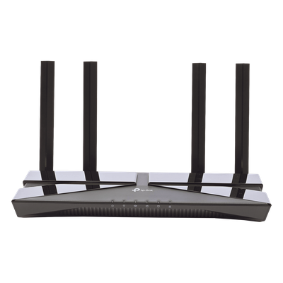 Router WiFi 6 AX 1500Mbps / MU-MIMO 2X2 y OFDMA / 1 Puerto WAN 10/100/1000 Mbps / 4 Puertos LAN 10/100/1000 Mbps / 4 Antenas Beamforming