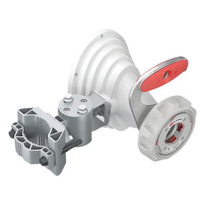 Antena Horn Asimétrica 5 GHz / 17 dBi de Ganancia / Patrón Asimétrico 45° / TwistPort™ Waveguide / IP55 / Montaje UBR / Para Plataformas Inalámbricas Compatibles