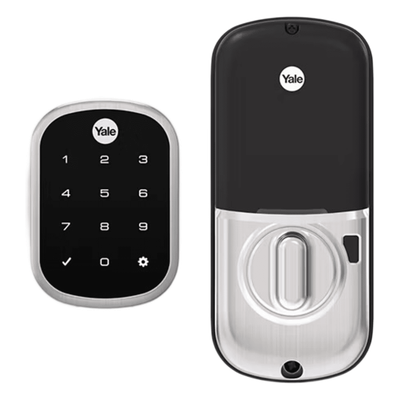 Cerradura Digital YRD256 / Mecanismo de Embutir / Control Remoto con Yale Connect / Compatibilidad Zigbee y Z-Wave Plus / Aplicaciones Alexa y Google Home / Para Puertas de 35mm a 55mm / Uso Reside