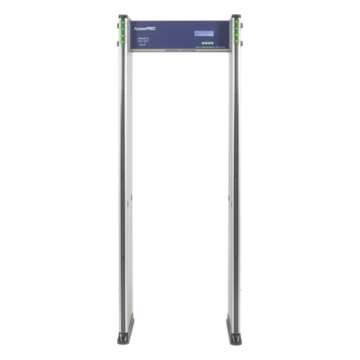 Detector de Metales de 18 zonas/ Uso en Interior/Programación con Control Remoto / Contador de Personas