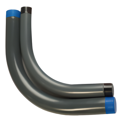Codo Conduit Rígido de Aluminio de 3/4” (19 mm)/ Recubierto de PVC / Interior de Uretano.