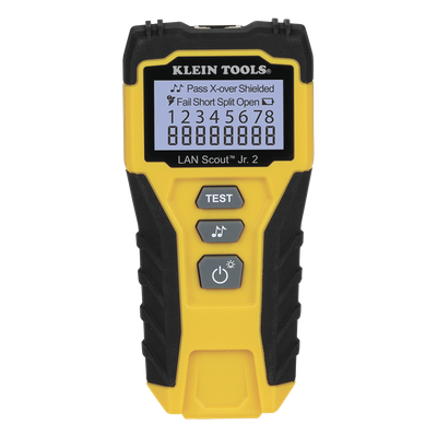 Tester de Cable LAN Scout™ Jr. 2/ Para: Prueba aprobada/ Error de Cableado/ Falla de Circuito Abierto o Cortocircuito/ Par Dividido/ Blindaje.