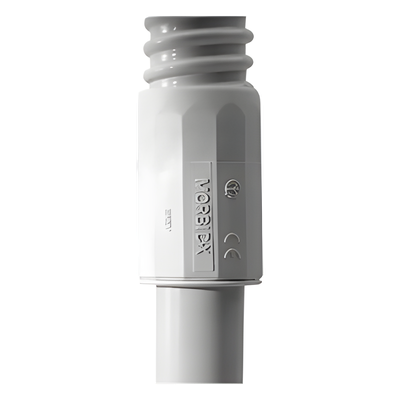 Conector (Racor) de tubería rígida a tubería flexible , PVC Auto-Extinguible, 25 mm, IP65